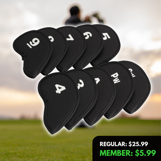 ClubShield Black Head Cover Set