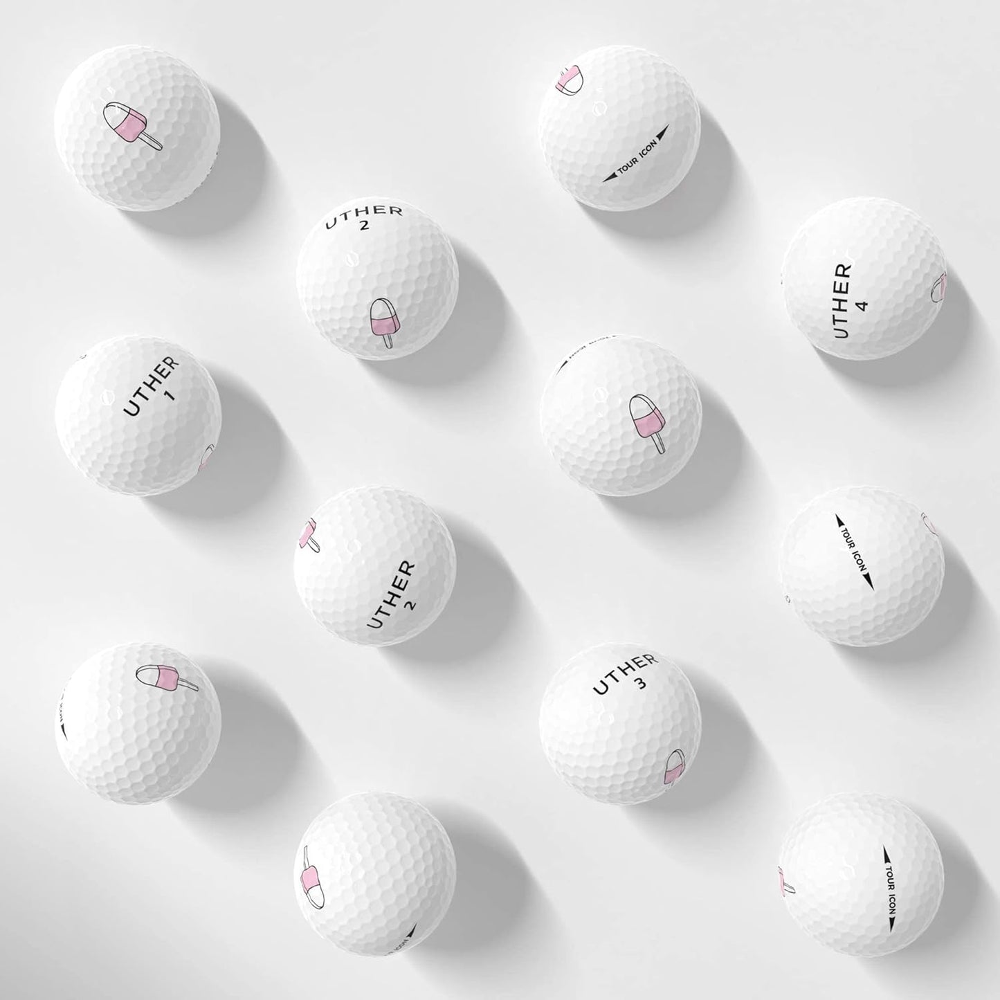 Tour Icon Golf Balls – Engineered for Distance & Soft Feel (Pack of 12)