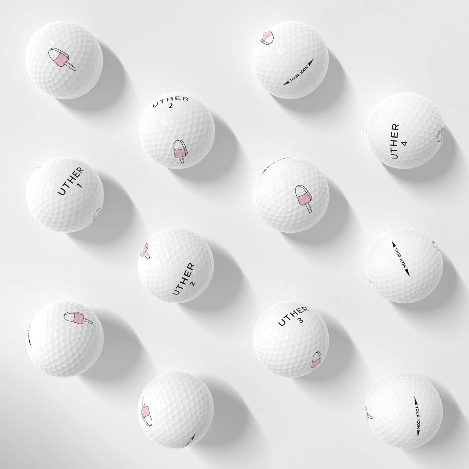 Tour Icon Golf Balls – Engineered for Distance & Soft Feel (Pack of 12)