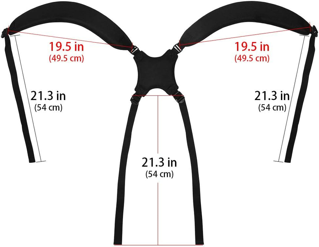 Golf Bag Straps, Universal Replacement Double Shoulder Single Shoulder Straps, Golf Bag Carry Strap