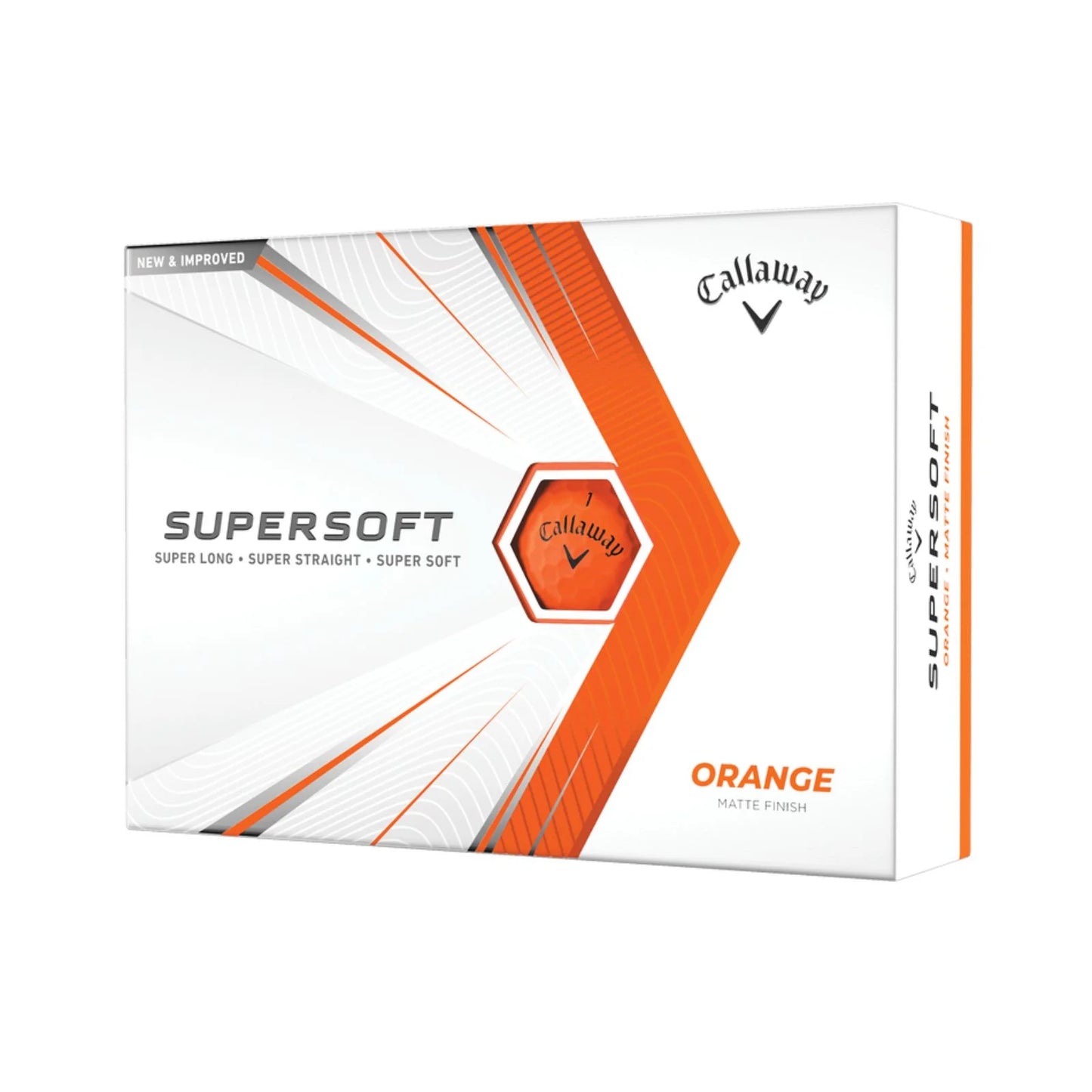 Super Soft Matte 2021 Orange Golf Balls 12 Pack