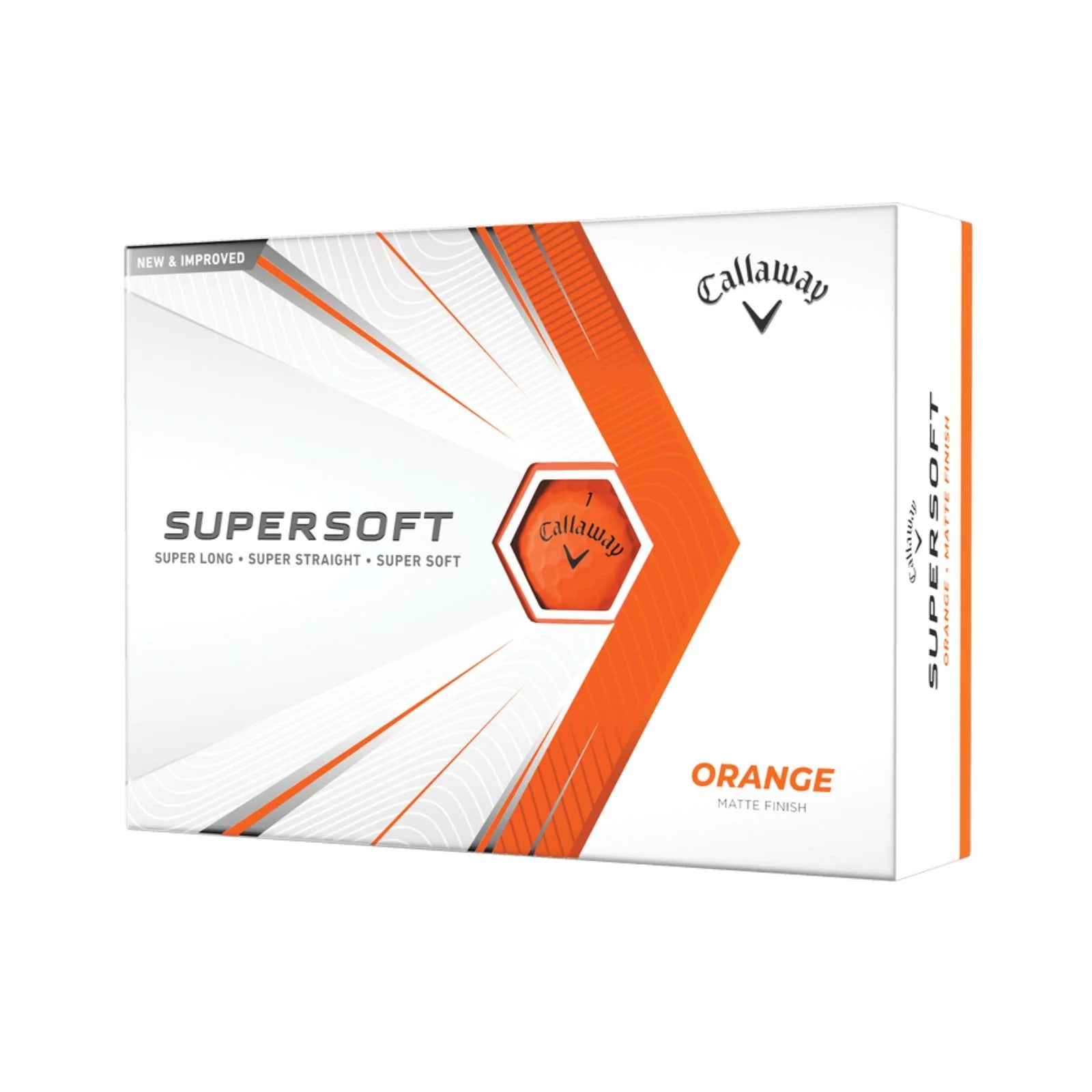 Super Soft Matte 2021 Orange Golf Balls 12 Pack