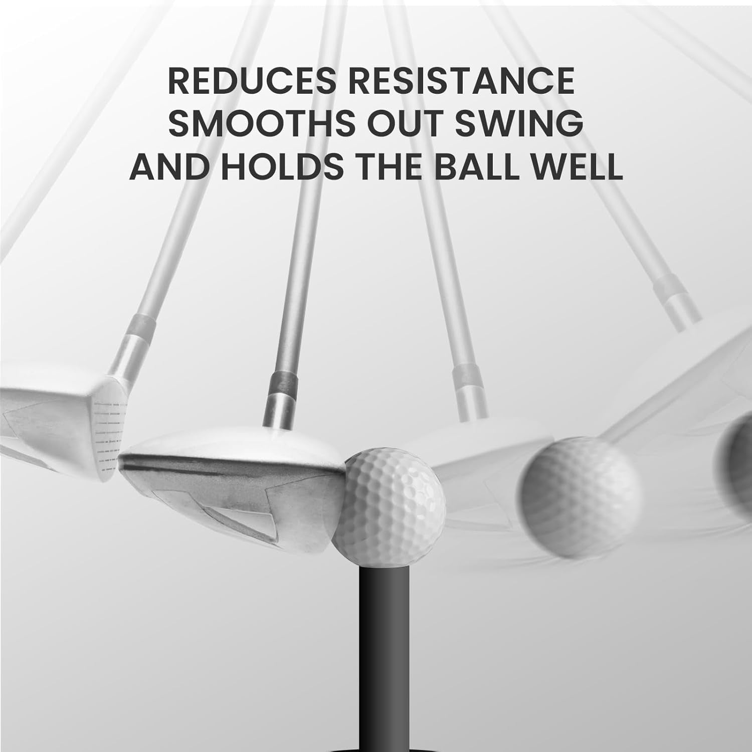Golf Rubber Tees Driving Range Value 3/4 Pack, Mixed or Same Size 1.5’’ 2.25’’ 2.75’’ 3’’ for Durable Practice Mat Holds Ball Well