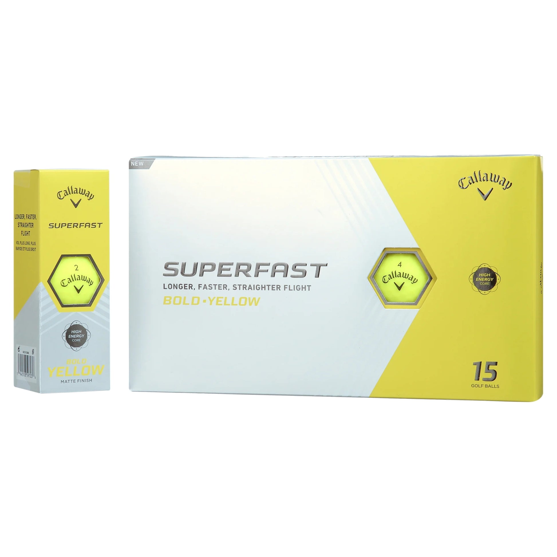 Superfast Golf Balls, 1.5 Lb, 15 Pieces