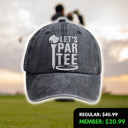 Let's Par Tee' Hat