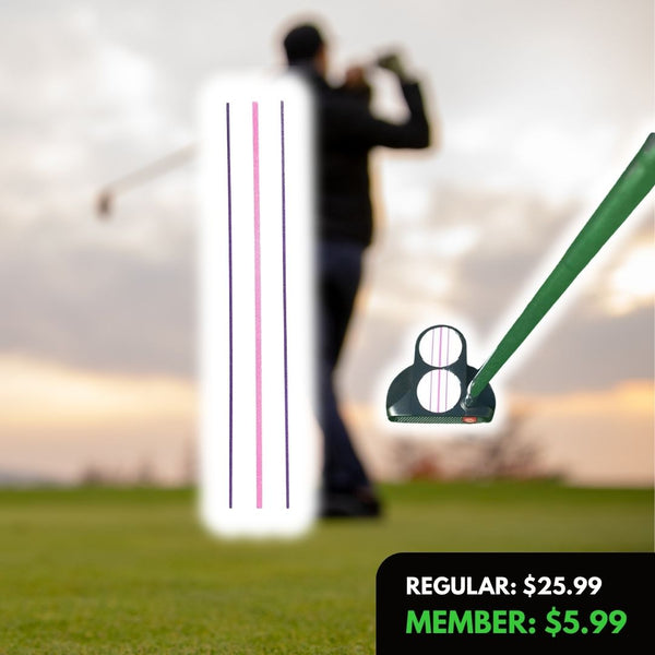 TripleTrack Putting Decals – Easy Birdie Golf