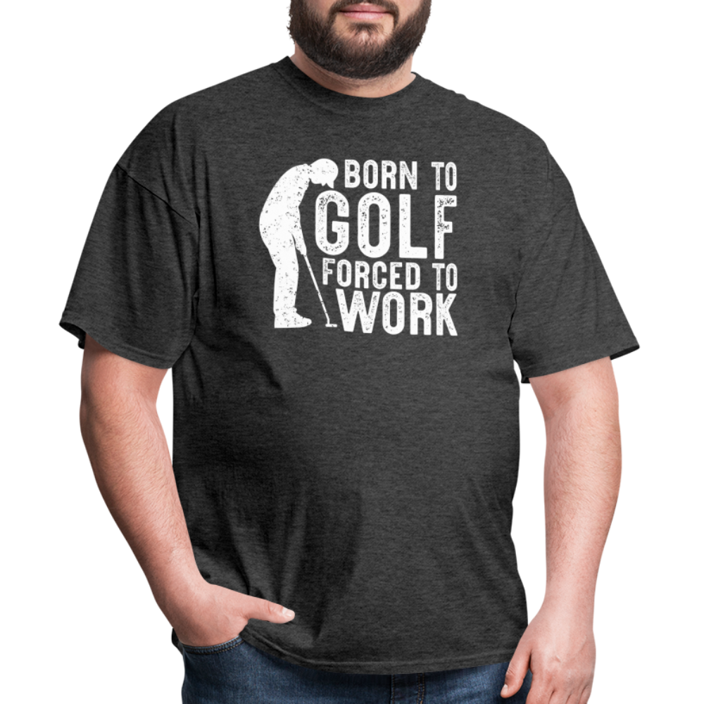 Born To Golf T-Shirt - heather black