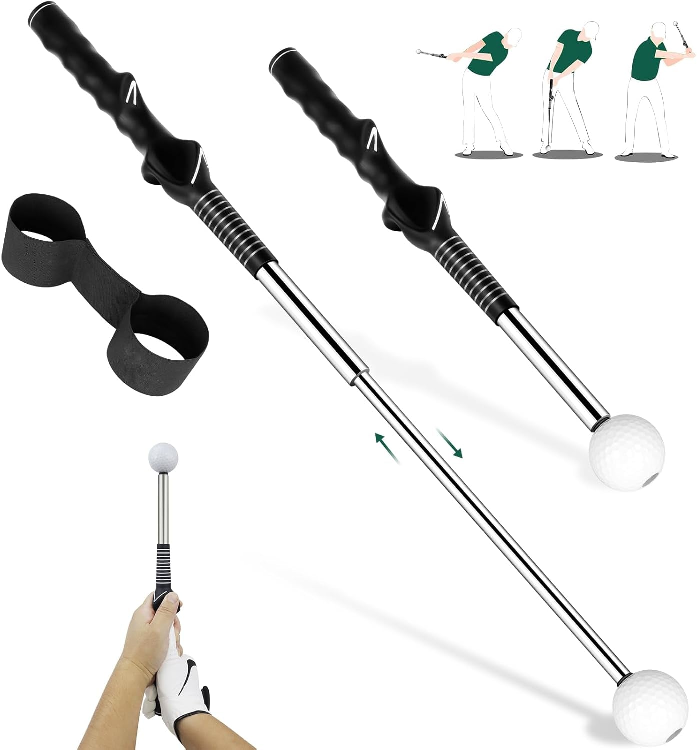 Retractable Click Swing Trainer – Easy Birdie Golf