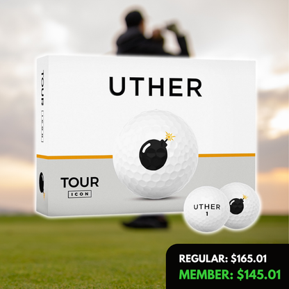 Tour Icon Golf Balls – Engineered for Distance & Soft Feel (Black)