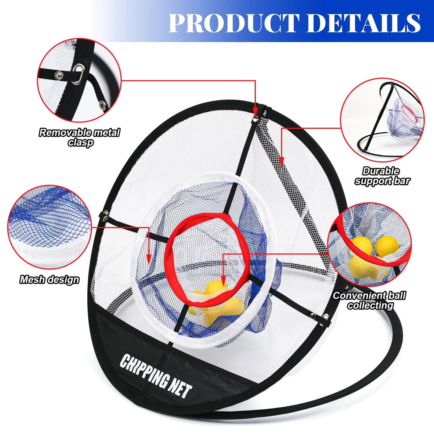Portable Indoor with Golf Hitting Mat
