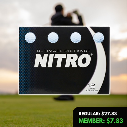 Nitro Golf Ultimate Distance Golf Balls (12-pack)