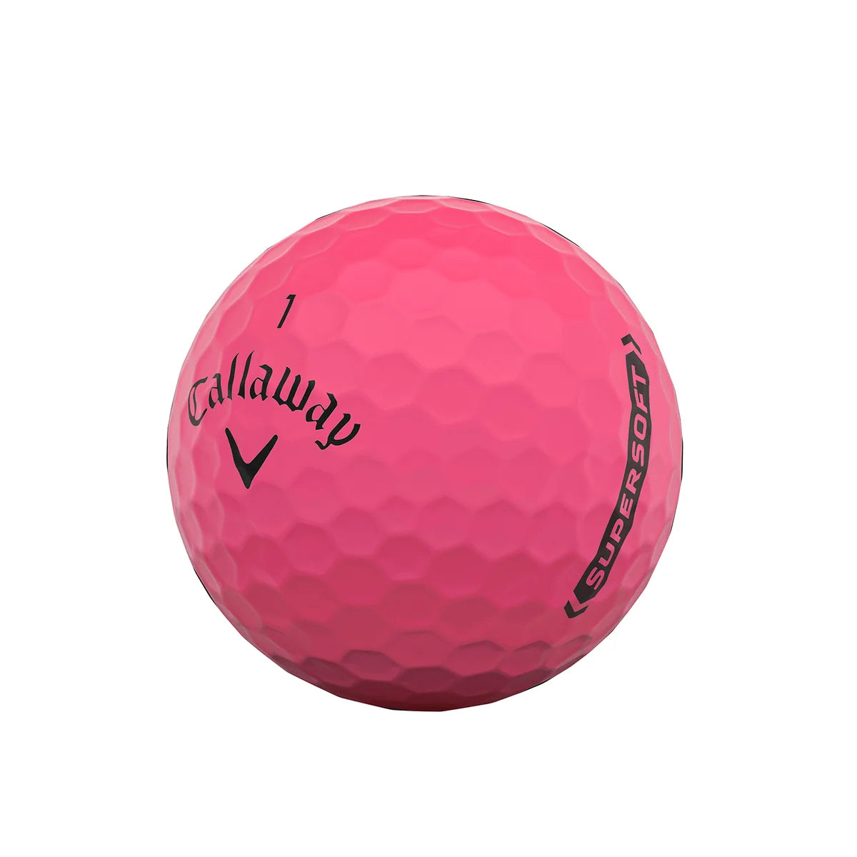 Supersoft Matte 2021 Golf Balls, Pink, 12 Pack