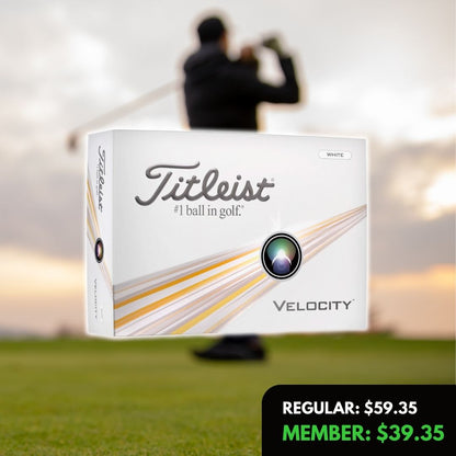 2024 Velocity Golf Balls, 12 Pack, White