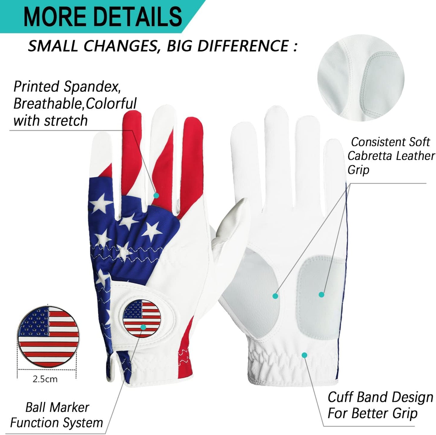 Golf Gloves (Right hand)