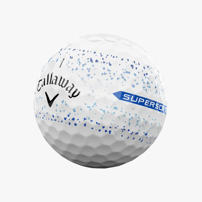 Golf 2023 Supersoft Splatter Blue Golf Ball 12Pk