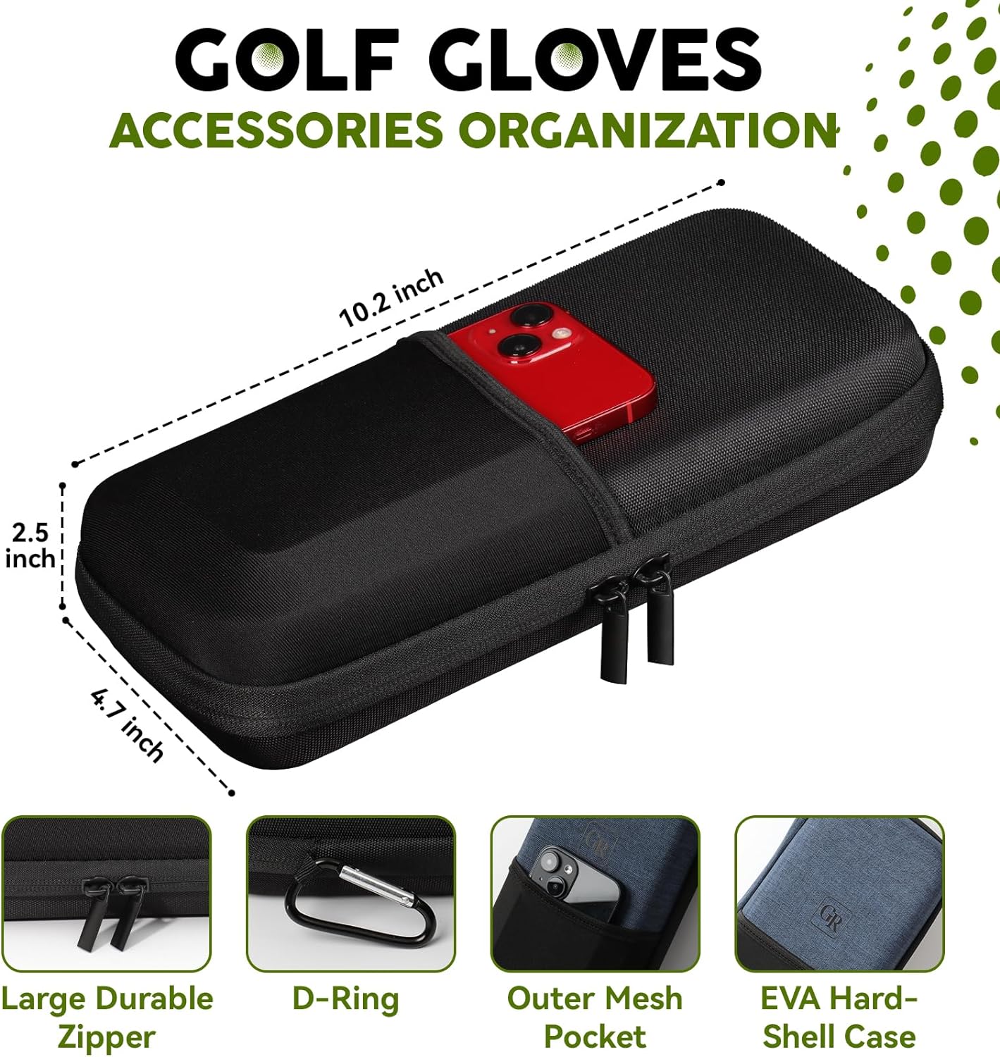 Golf Glove Holder Case