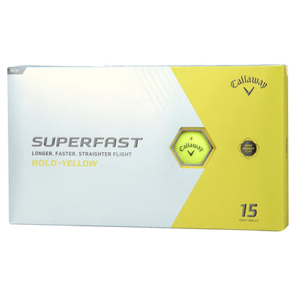 Superfast Golf Balls, 1.5 Lb, 15 Pieces
