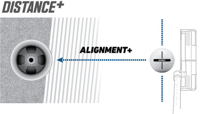 2021 Distance plus Golf Balls, 12 Pack, White