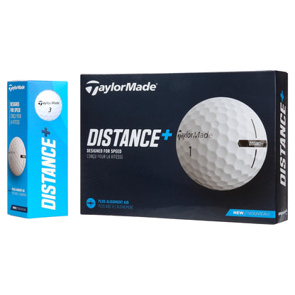 2021 Distance plus Golf Balls, 12 Pack, White