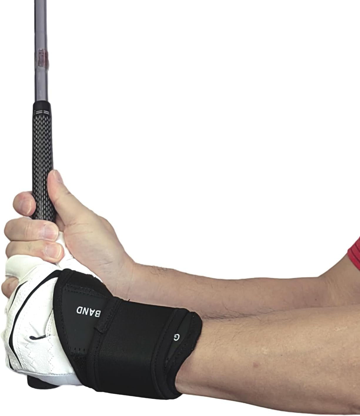 Golf Wrist Training Aid, Golf Swing Training Aid,Adjustable Golf Wrist Brace, Wrist Band for Swing Correction, Alignment Practice Tools for Golf Beginners, Fit Left Hand, Small/Medium, Black