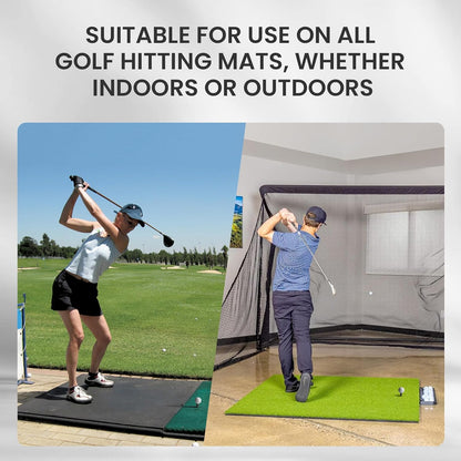 Golf Rubber Tees Driving Range Value 3/4 Pack, Mixed or Same Size 1.5’’ 2.25’’ 2.75’’ 3’’ for Durable Practice Mat Holds Ball Well
