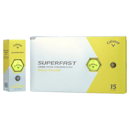 Superfast Golf Balls, 1.5 Lb, 15 Pieces