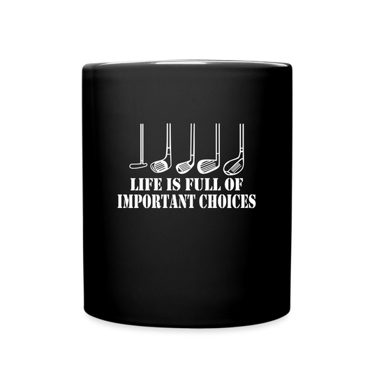 Important Choices Coffee Mug - black