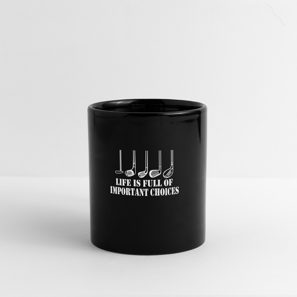 Important Choices Coffee Mug - black