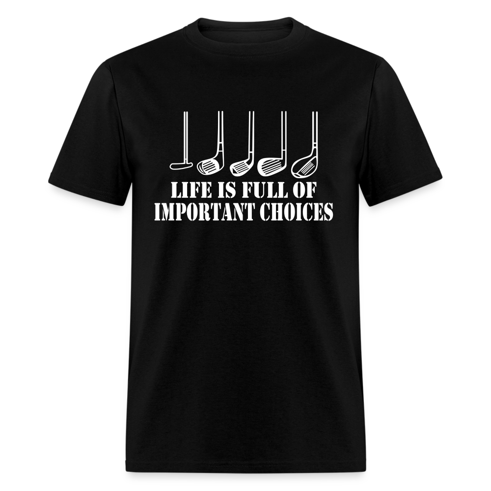 Important Choices Shirt - black