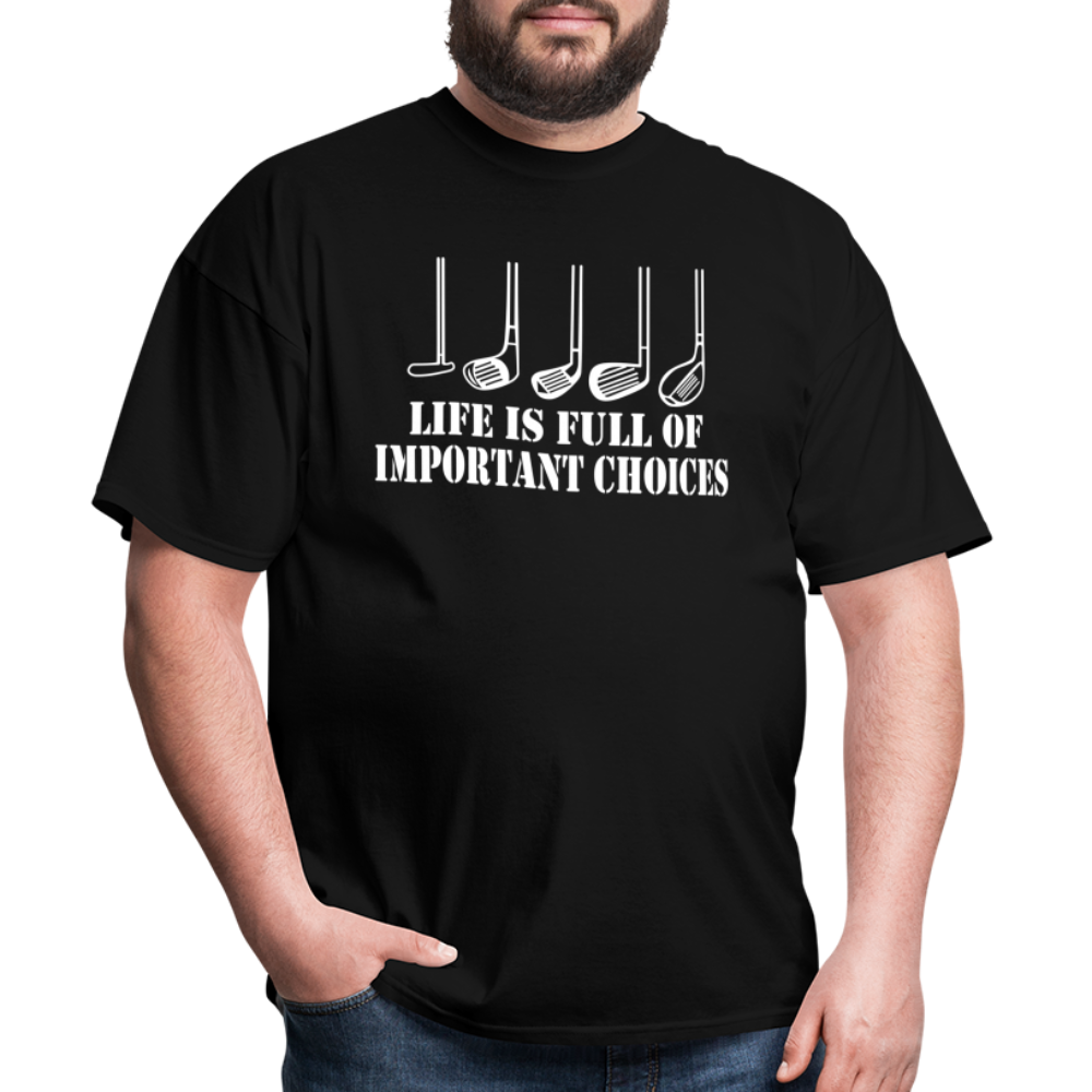 Important Choices Shirt - black